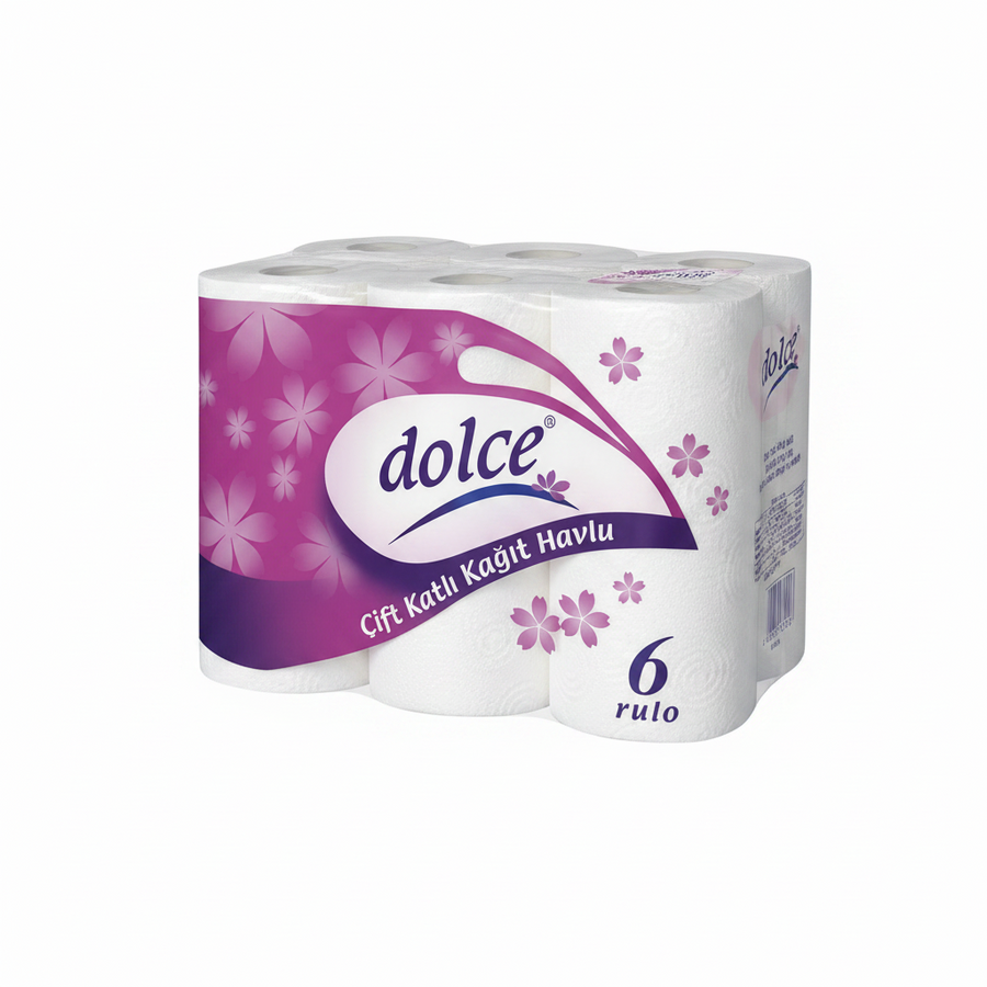 Dolce Kağıt Havlu 6 Rulo