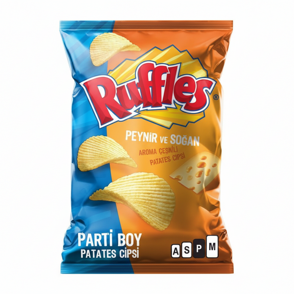 Ruffles Maks. Peynir ve Soğan Aro. Patates Cipsi 150gr