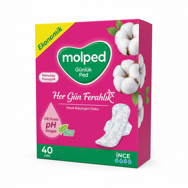 Molped Günlük İncelik Parfümsüz 40 lı
