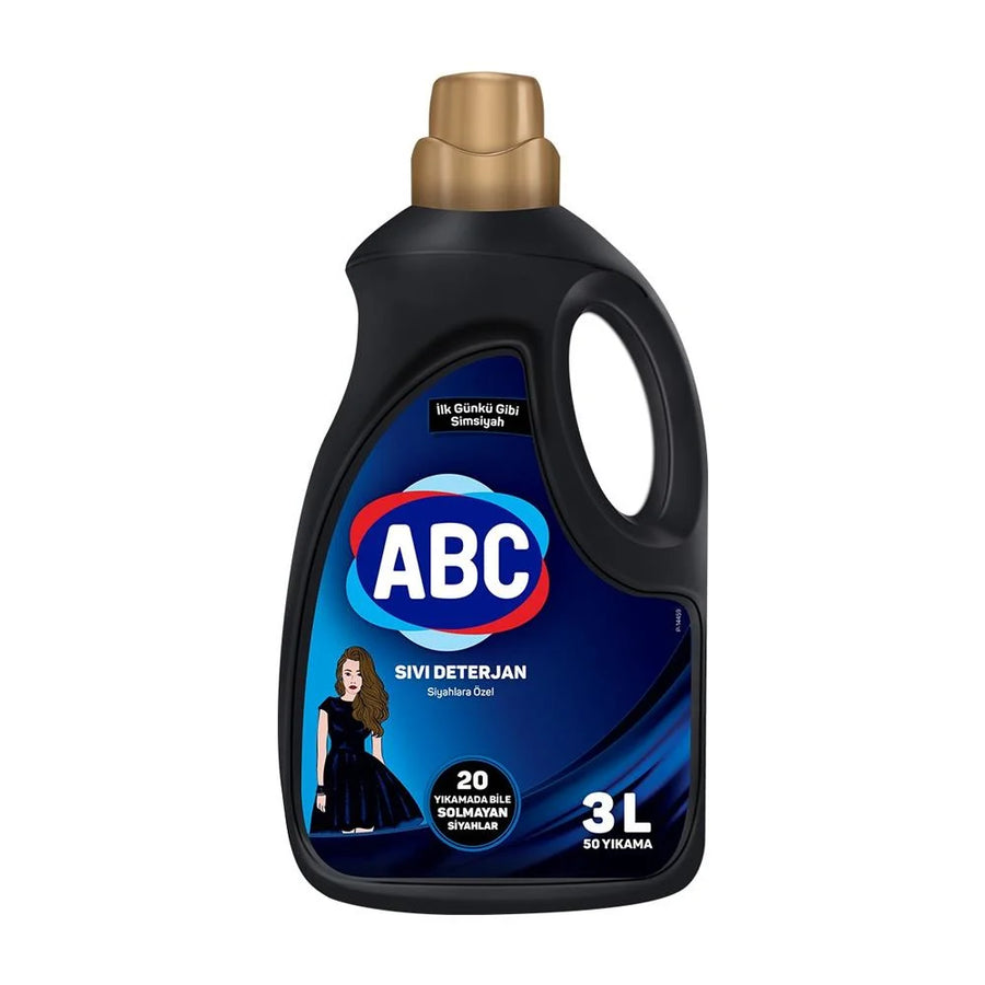 Abc Sıvı Deterjan Siyahlar 3lt