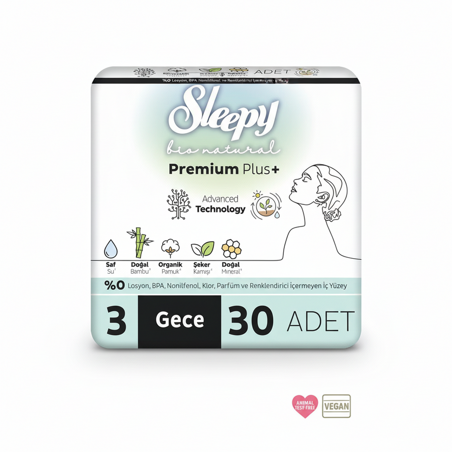 Sleepy Bio Natural Mega Gece 3gece 30lu