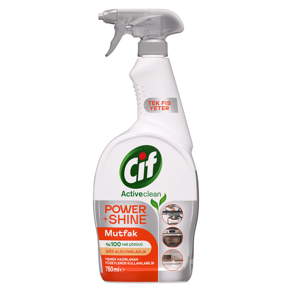 Cif Power Mutfak Spreyli 750ml