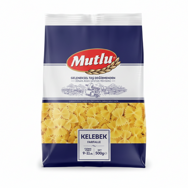 Mutlu Makarna Kelebek 500gr