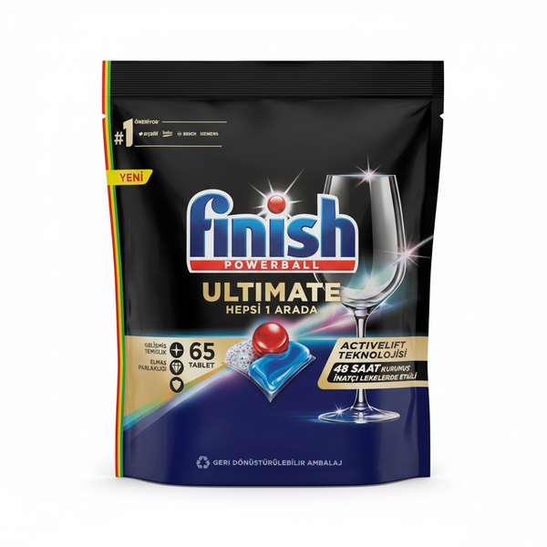 Finish Ultimate Bulaşık Makinası 65Tablet (Quantum)