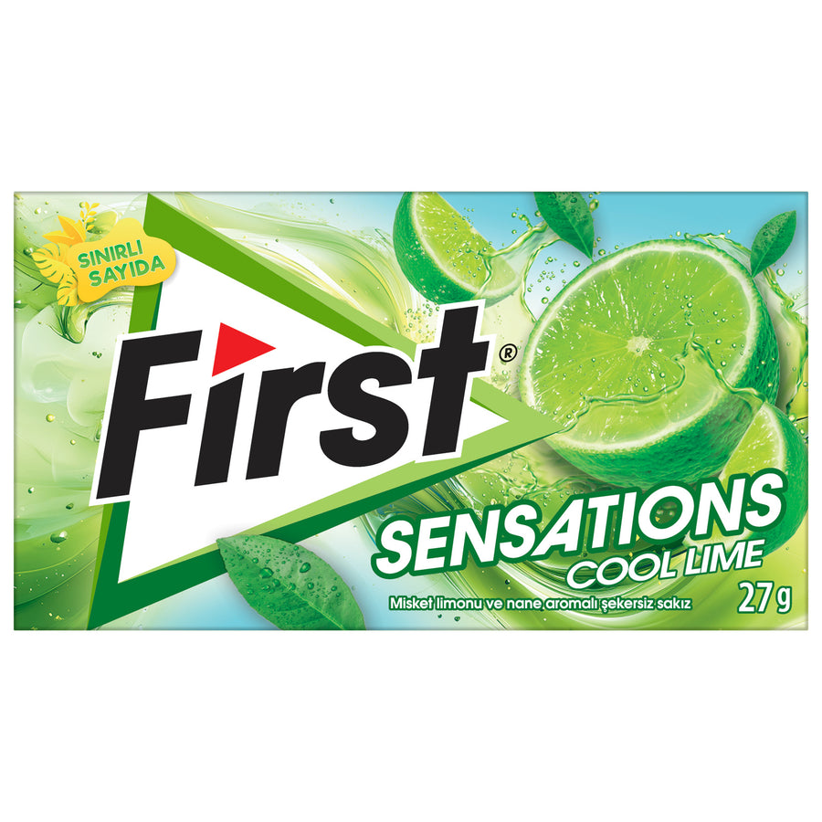 First Sensations Cool Lime Sakız 27gr