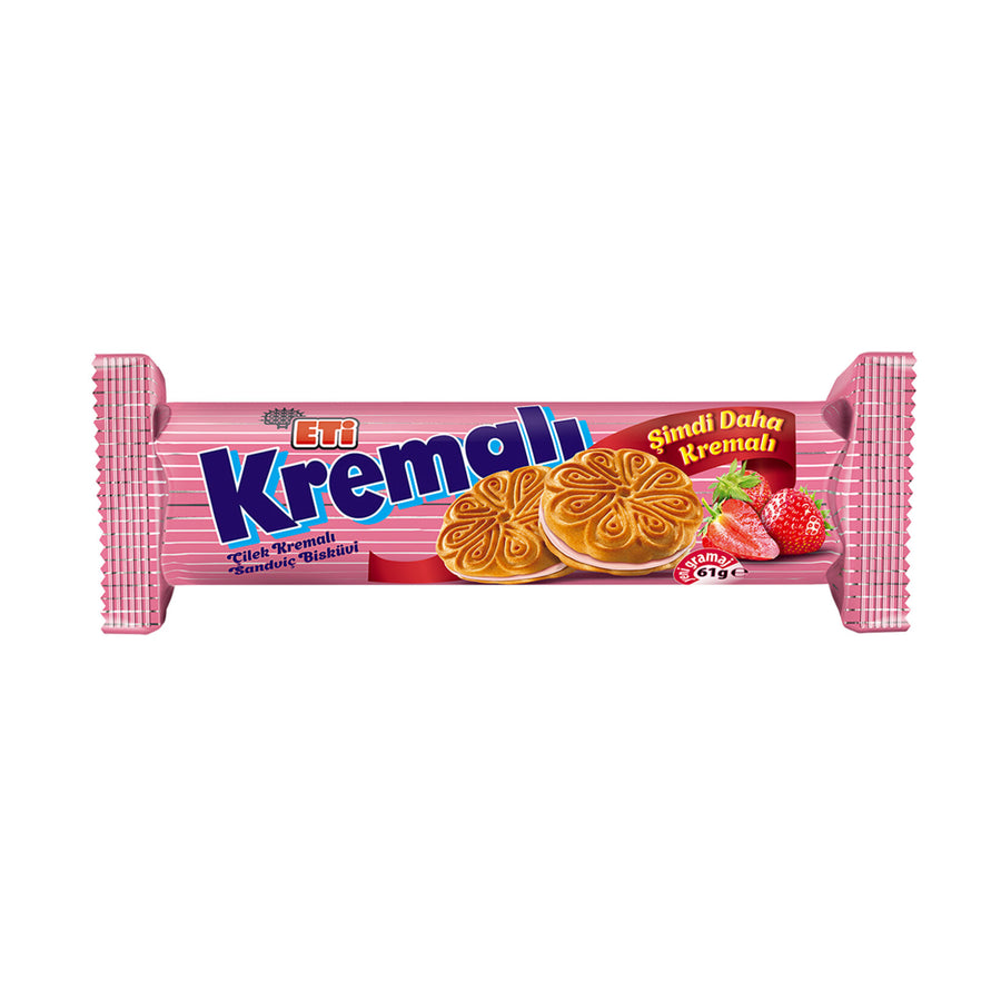 Eti Kremalı Çilekli 61g