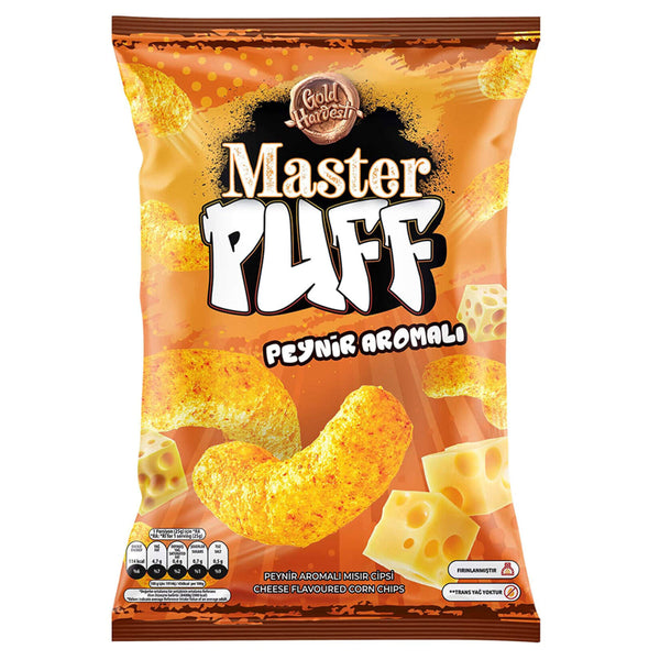 Master Puff Peynir Aromalı Mısır Çerezi 90gr