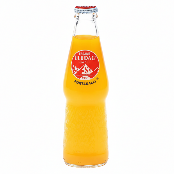 Uludağ Efsane Gazoz Portakal Cam Şişe 250Ml