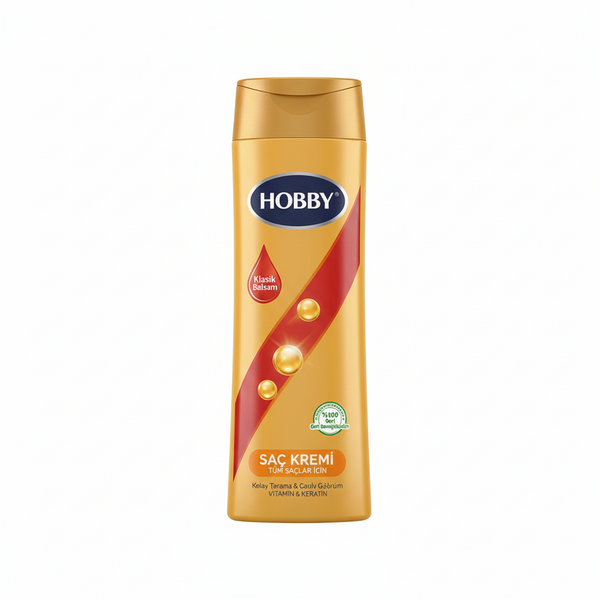 Hobby Saç Kremi Klasik Kolay Tarama Canlı Görünüm 600ml