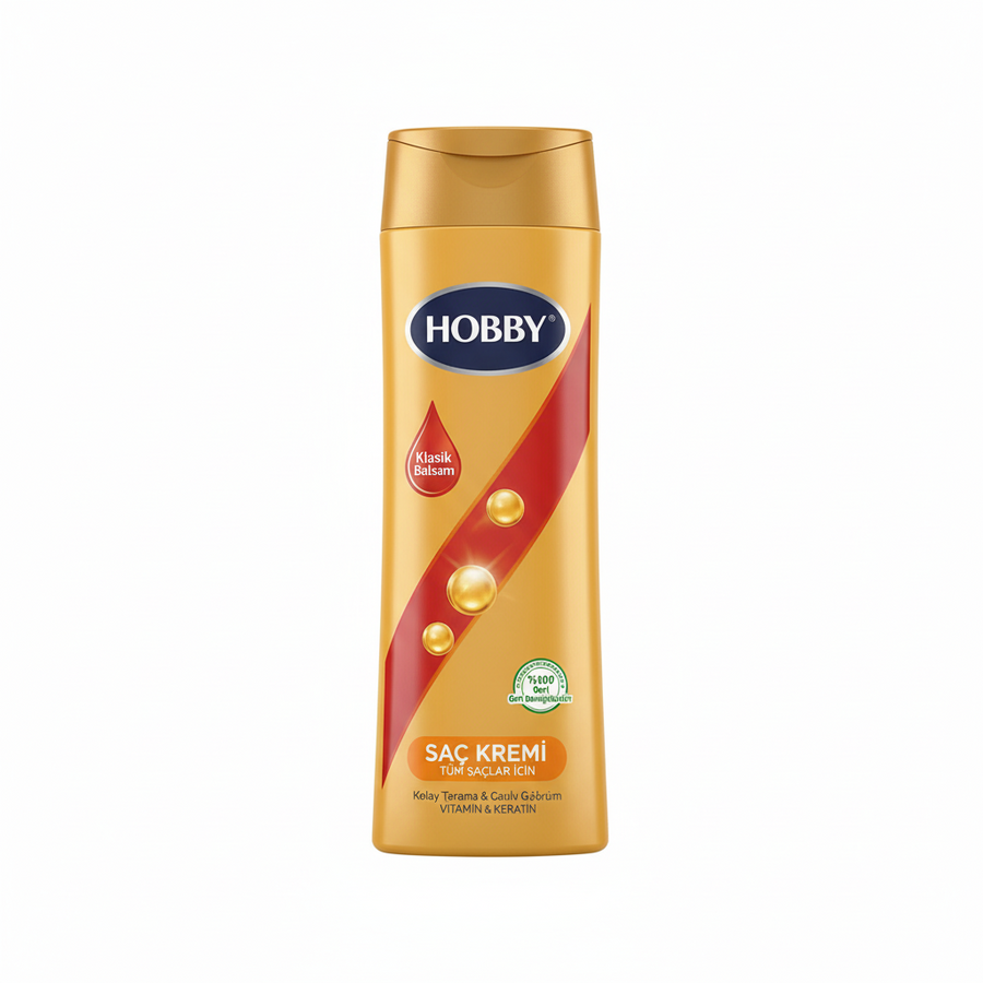Hobby Saç Kremi Klasik Kolay Tarama Canlı Görünüm 600ml