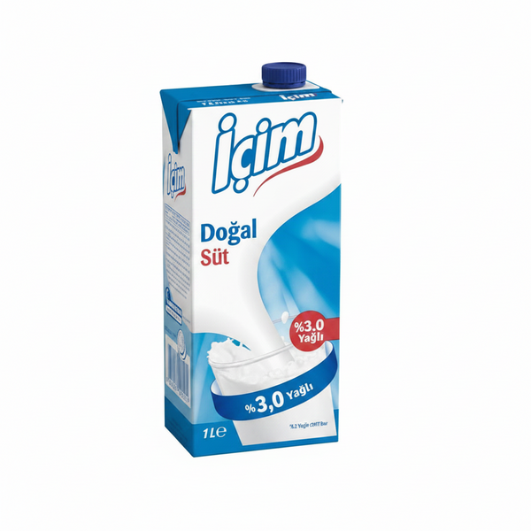 İçim Süt Yarım Yağlı 1 Lt