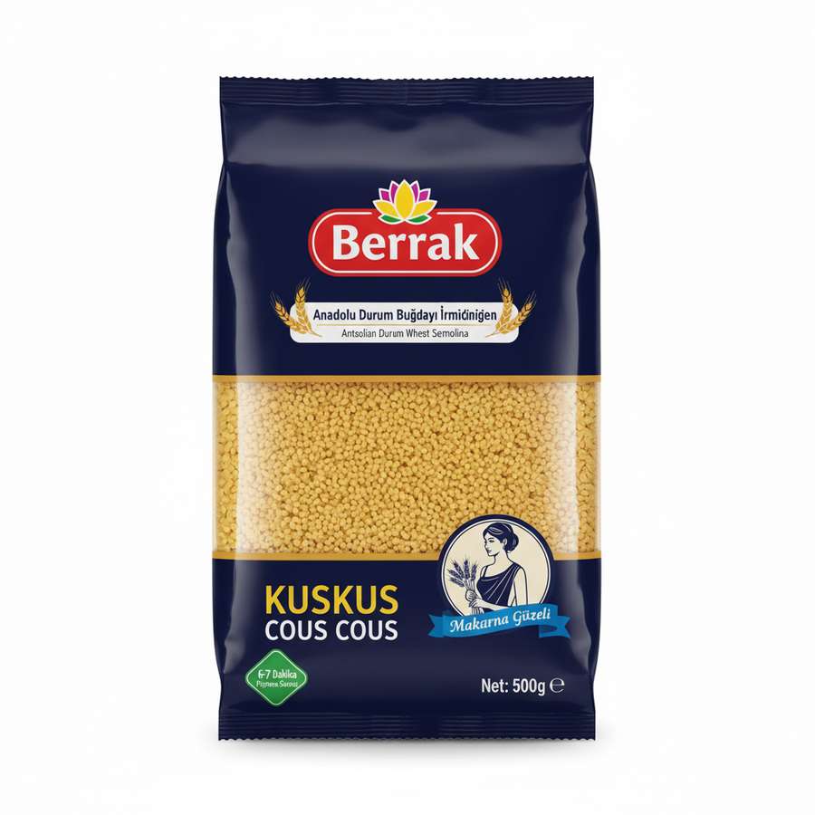 Berrak Kuskus Makarna 500Gr