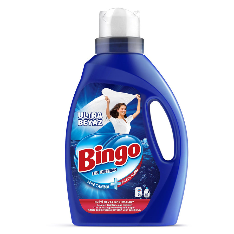 Bingo Sıvı Deterjan Ultra Beyaz 2145 Ml