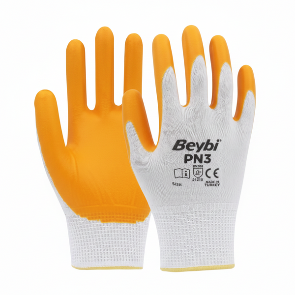 Beybi İnşaat Eldiveni Sarı Poşetli PN3