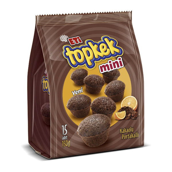 Eti Topkek Mini Kakaolu Portakallı 150g