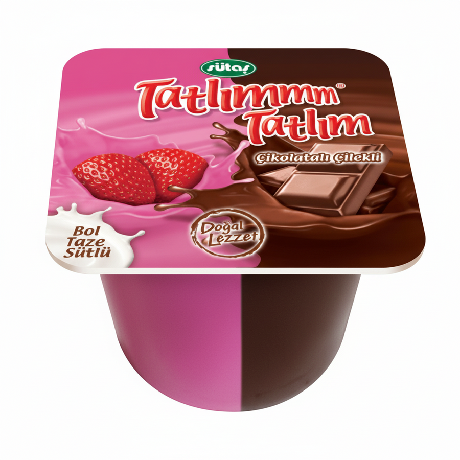 Sütaş Tatlım çiko çilek 65g