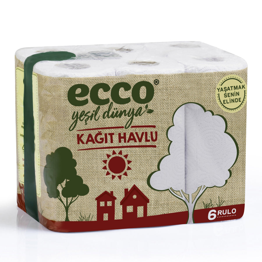 Ecco Kağıt Havlu 6 Rulo