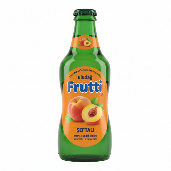 Uludağ Frutti Şeftali Aromalı Maden Suyu 200ml