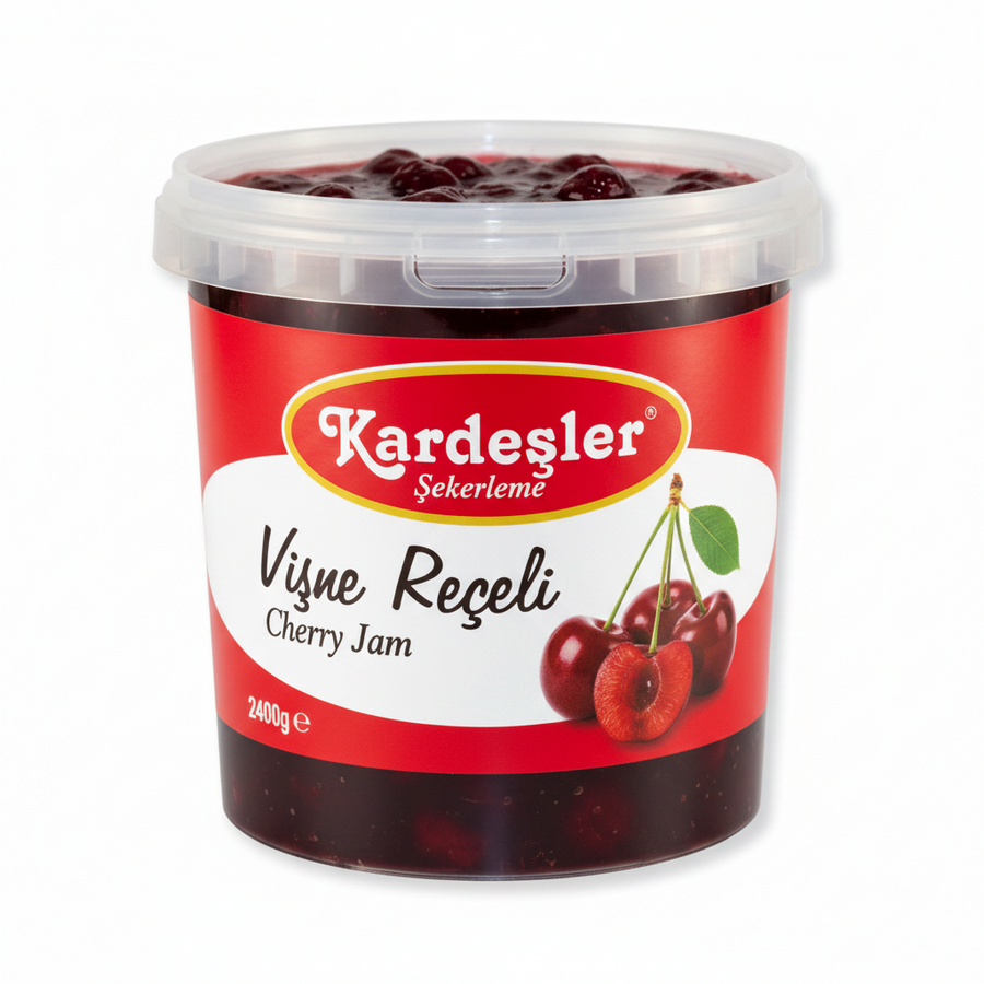 Kardeşler Reçeli  Vişne 2400 gr.
