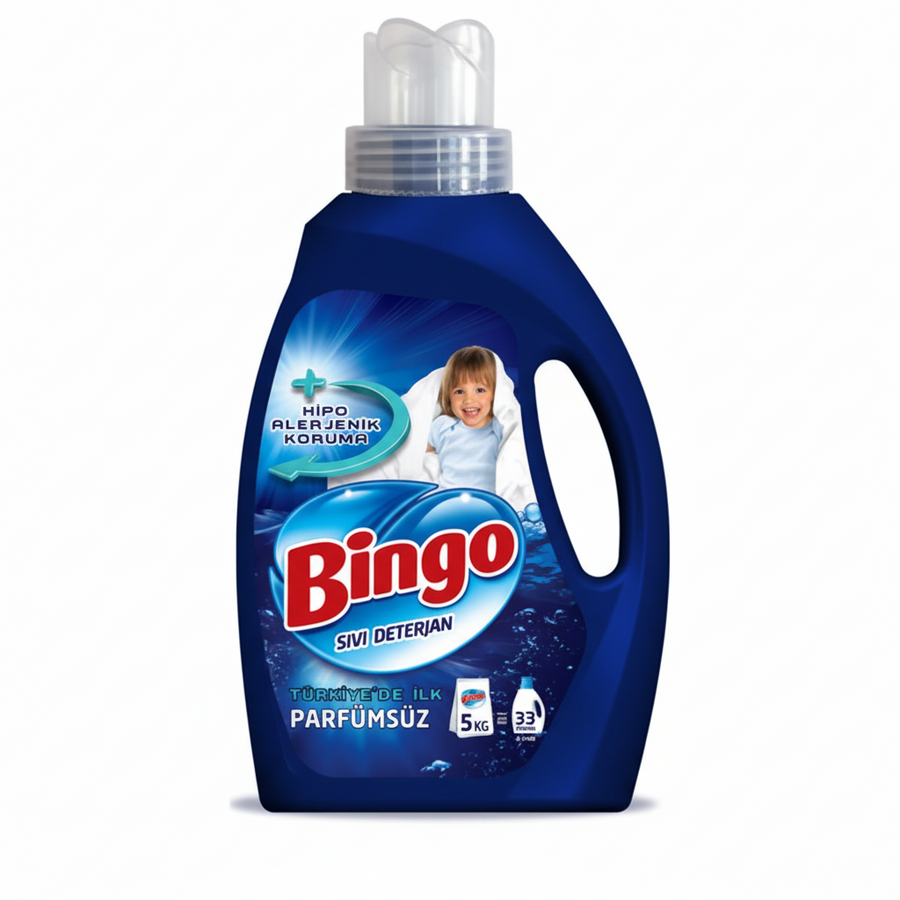 Bingo Sıvı Deterjan Parfümsüz 2145 ml