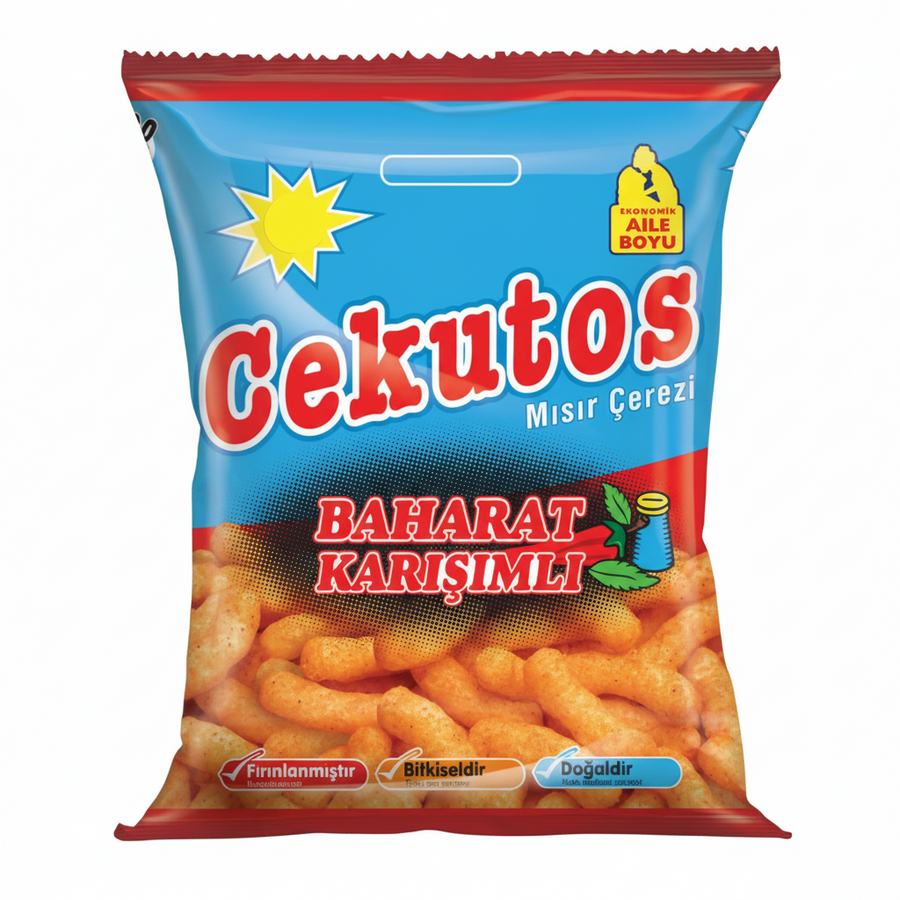 Cekutos Mısır Çerezi 50 gr 50TL