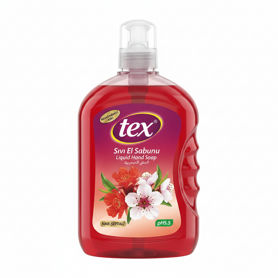 Tex Sıvı Sabun Nar Şeftali Kırmızı 2 kg