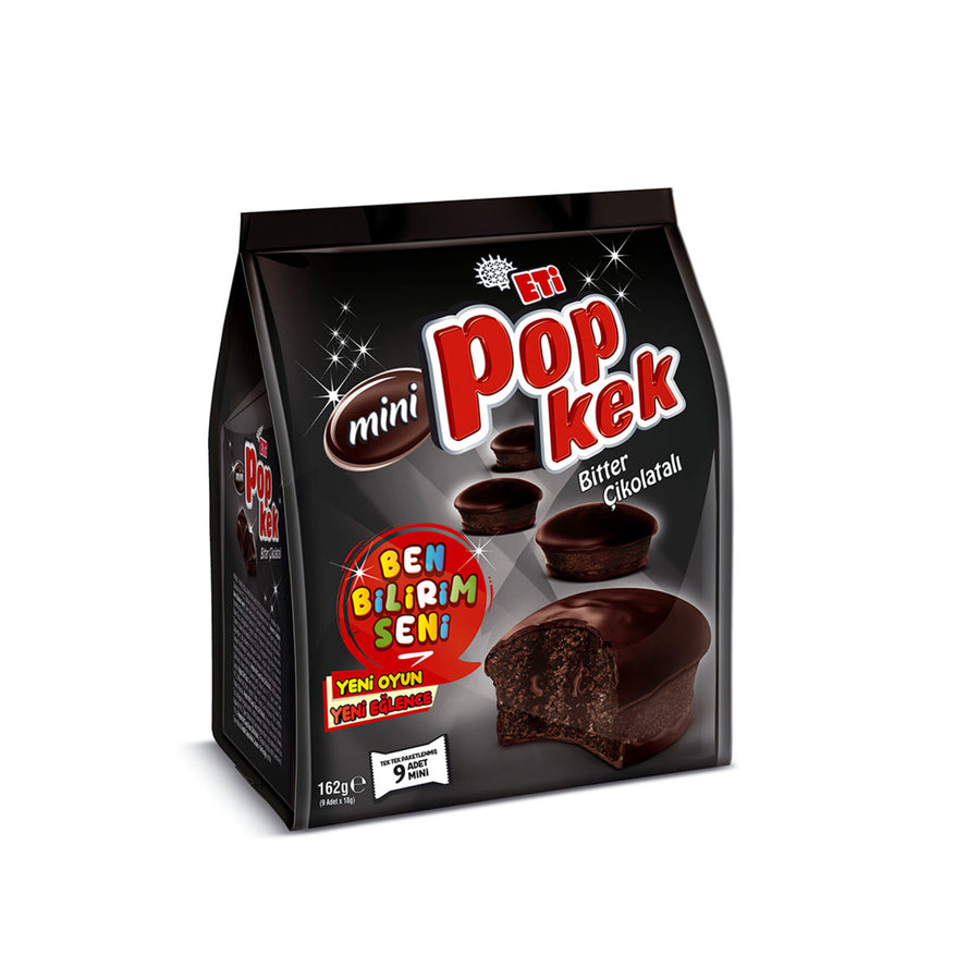 Eti Popkek Mini Bitter Çikolatalı 162gr