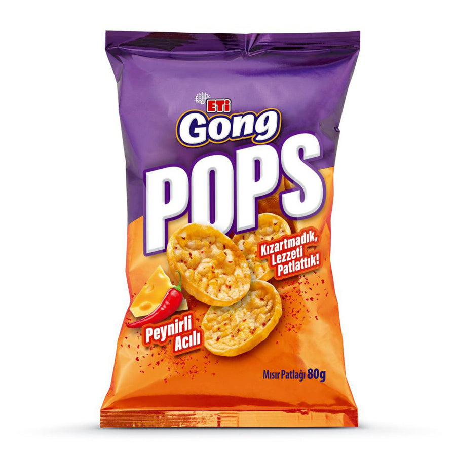 Eti Gong Pops Peynirli Acılı 80 g
