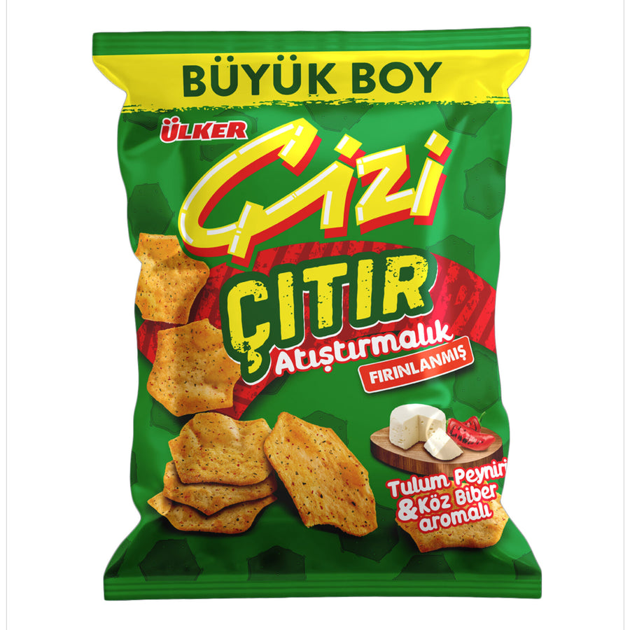 Ülker Çizi Çıtır Peynir Köz Biber 80 g