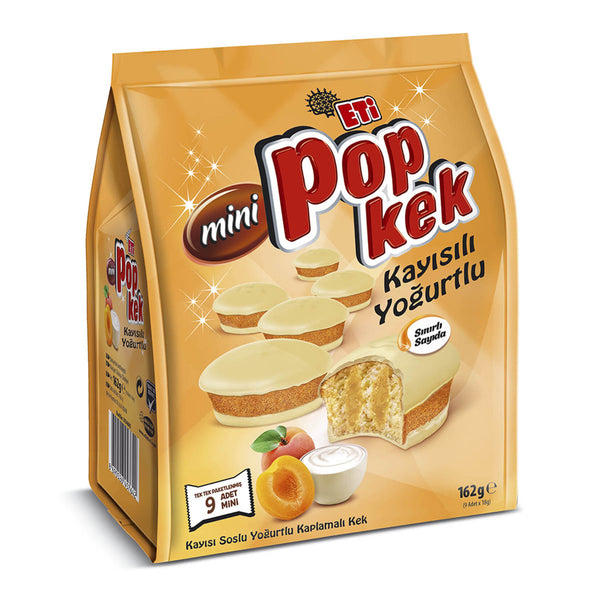 Eti Popkek Mini Kayısılı Yoğurtlu Kek 162 G