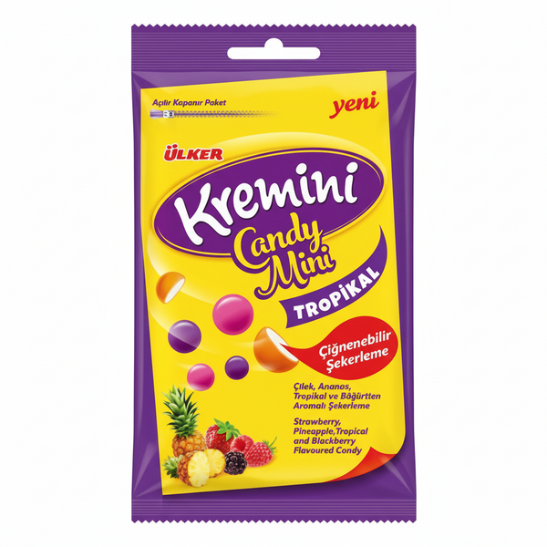 Ülker Kremini Candy Mini meyveli şeker 30g