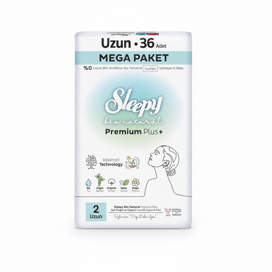 Sleepy Bio Natural Mega Uzun 2uzun 36lı