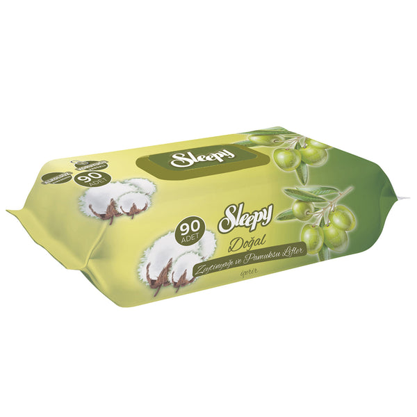 Sleepy Islak Mendil Zeytin 90 ad