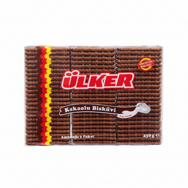 Ülker Petibör Kakao Bisküvi 450 gr (3 lü)