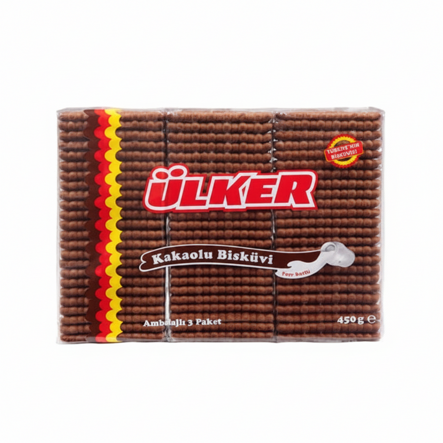 Ülker Petibör Kakao Bisküvi 450 gr (3 lü)