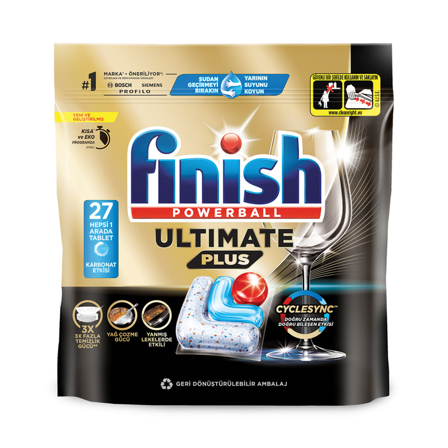 Finish Ultimate Plus Bulaşık Makinası 27 Tablet