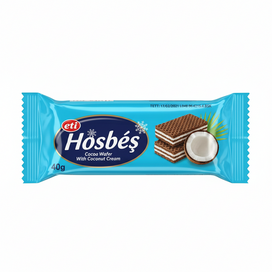 Eti Hoşbeş Hindistan Cevizli Gofret 40gr
