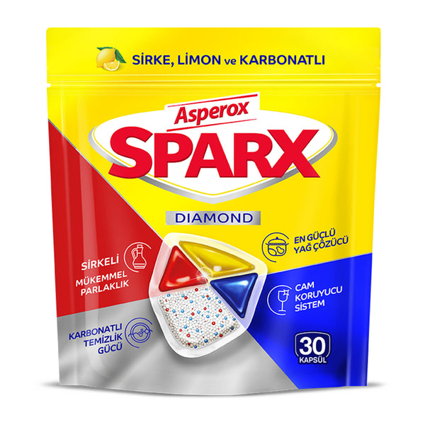 Asperox Sparx Bulaşık Makinesi Kapsülü 30Kapsül 351g