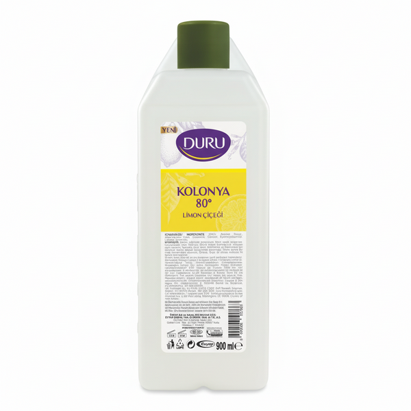 DURU LİMON KOLONYA 900 ML BİDON 6 LI