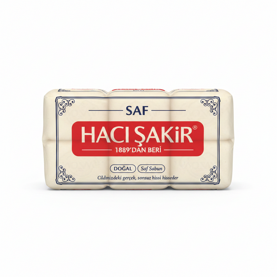 Hacı Şakir Banyo Sabunu Doğal 600gr