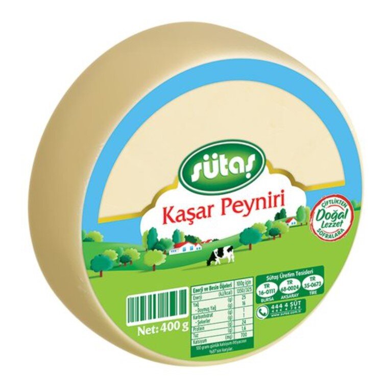 Sütaş Kaşar Peyniri 400gr