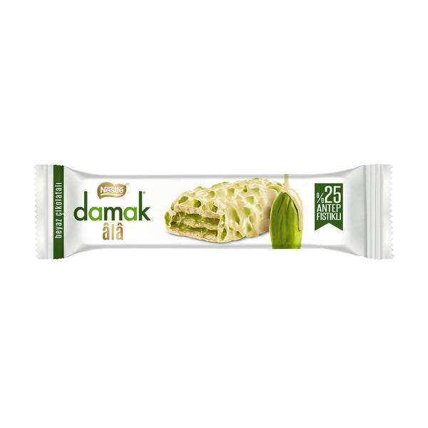 Nestle Damak Ala BEYAZ %25 Antep Fıstıklı 30gr