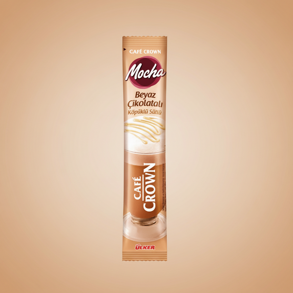 Cafe Crown Mocha Bayaz Çikolata Köpüklü Sütlü Kahve 17gr