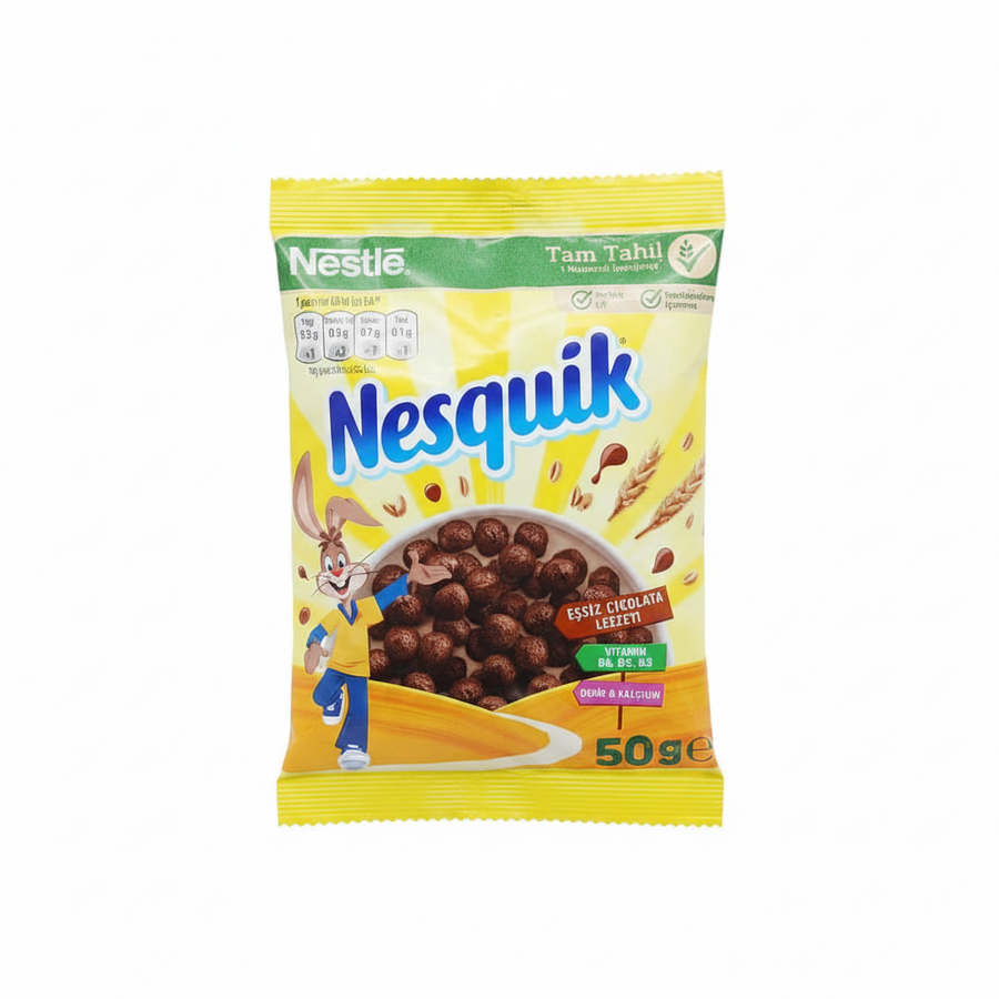 Nestle Nesquik Kakaolu Buğday ve Mısır Gevreği 50gr