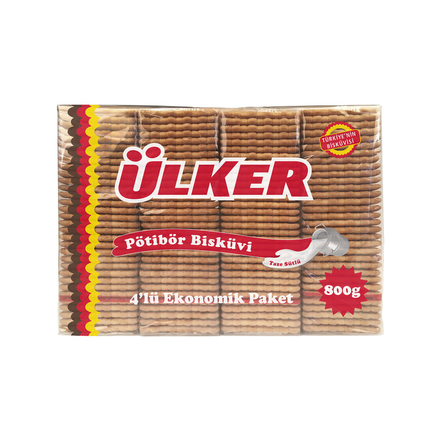 Ülker Petibör Bisküvi 4 lü Paket 800 gr
