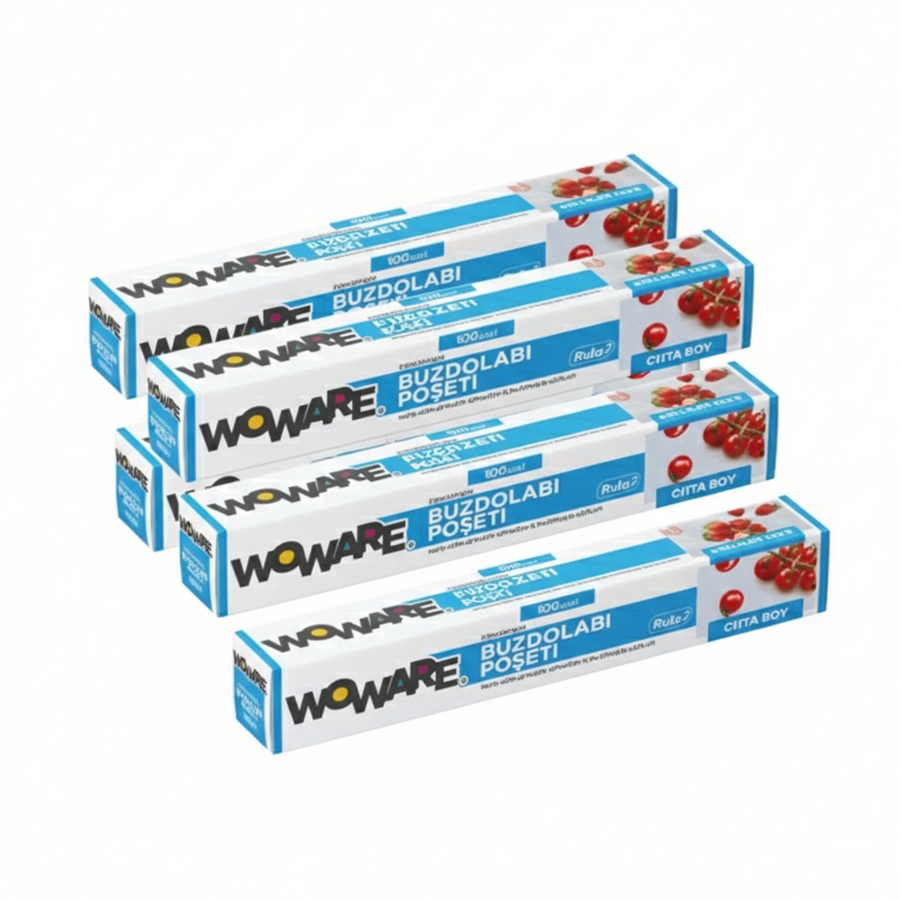 WOWARE Buzdolabı Poşeti Rulo Orta Boy 80 li