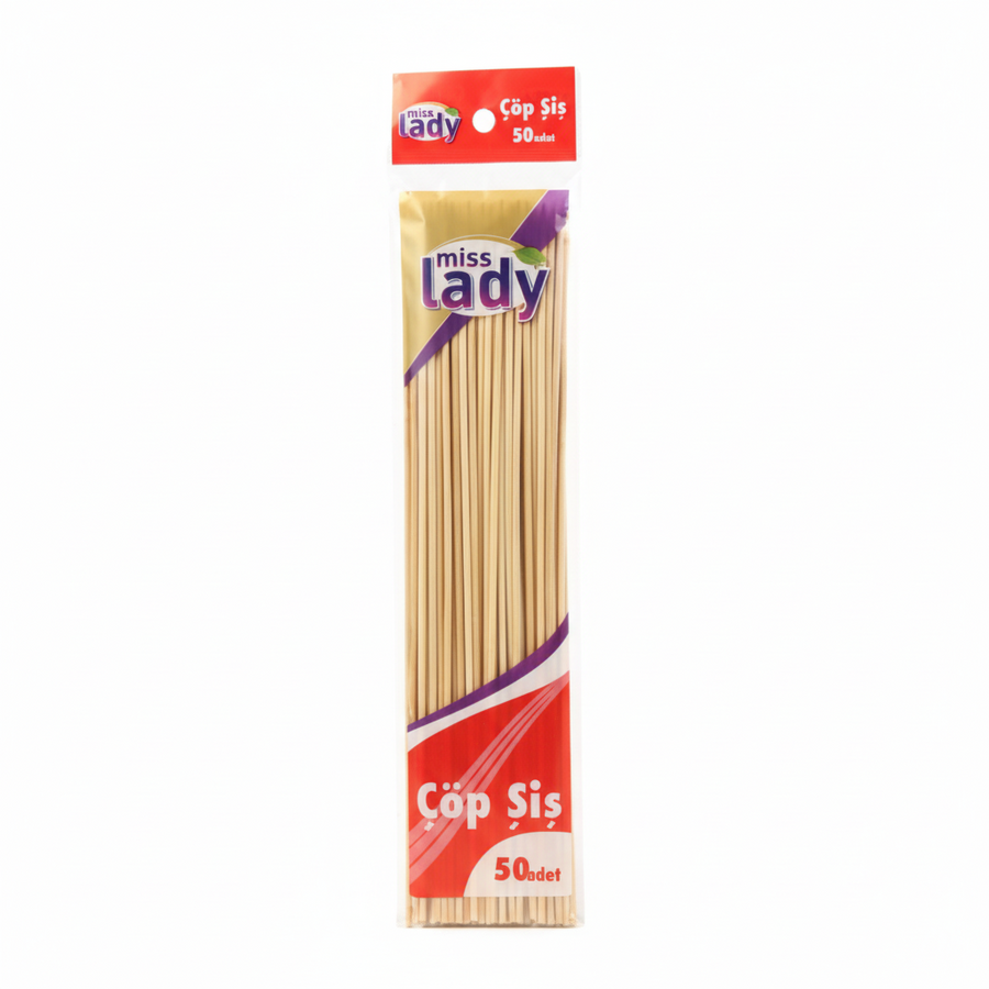 Miss Lady Çöp Şiş 50 Adet