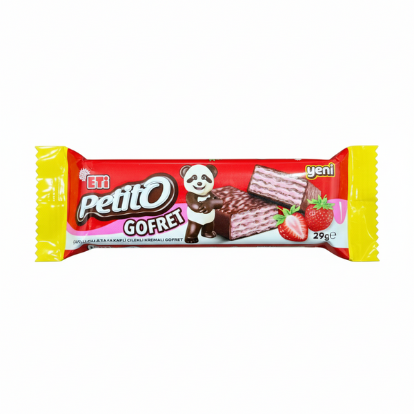 Eti Petito Gofret Çilekli 29gr