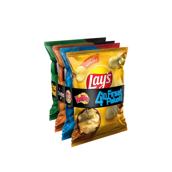 Doritos Lays Ruffles 4 lü Fırsat Paketi