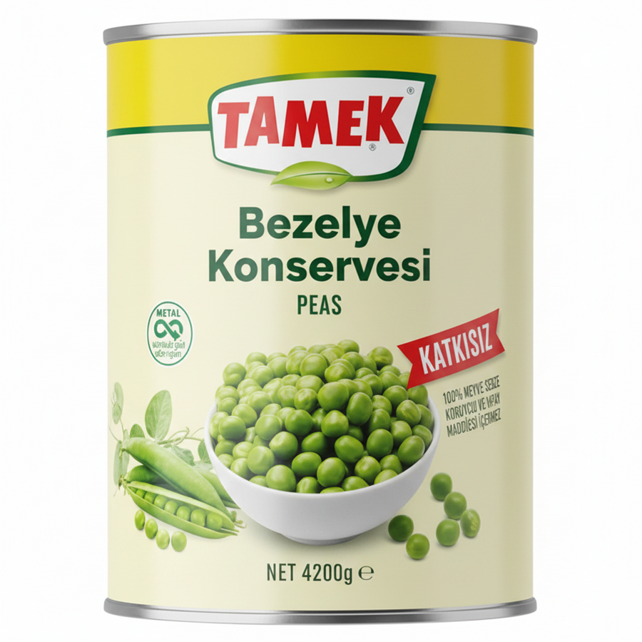 Tamek Bezelye Konservesi 4200 gr